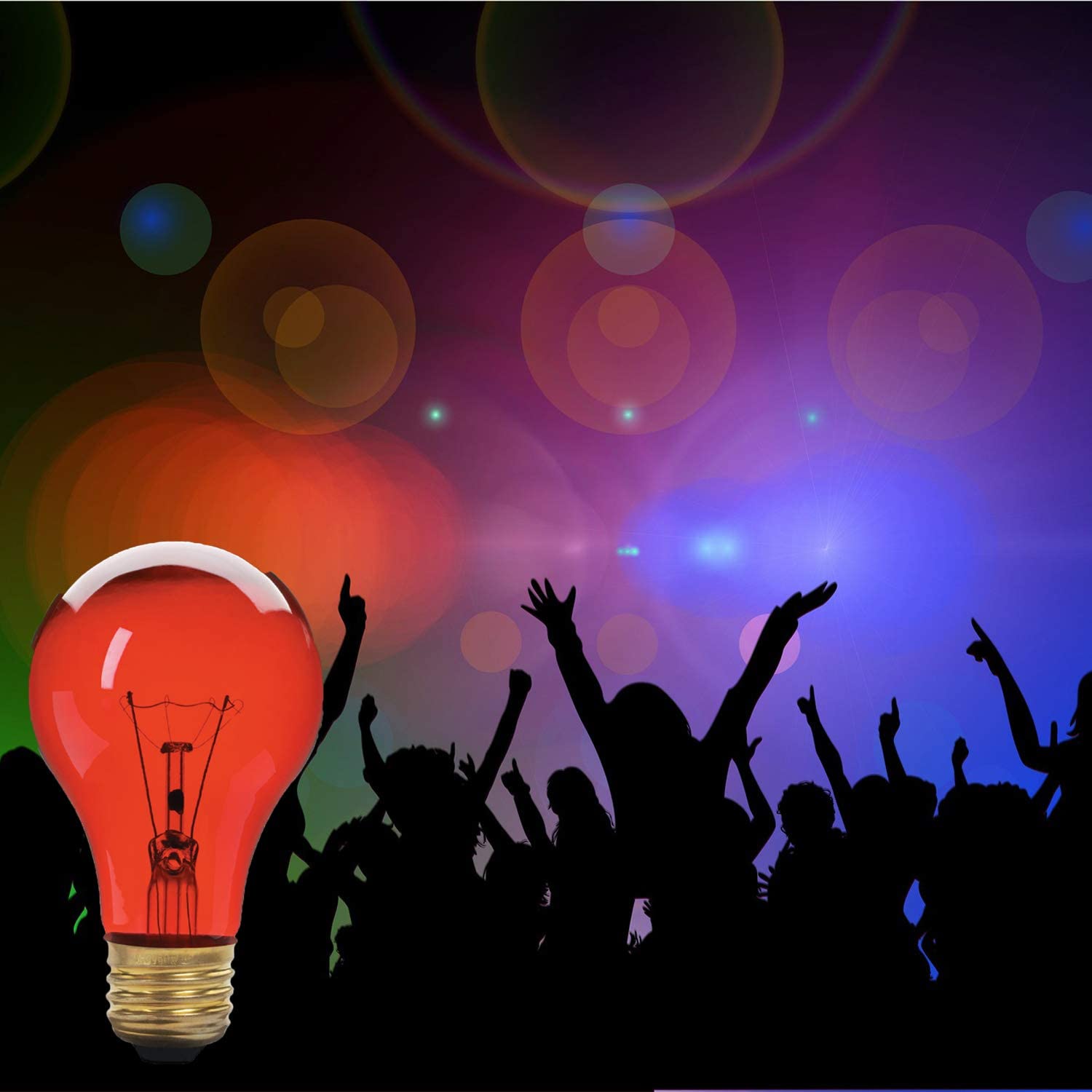 Natural Red Glass Reptile Night Heat Bulb A60 R63 R80 Infrared Nocturnal Basking Lamp 40W 60W 75W 100W - Image 4