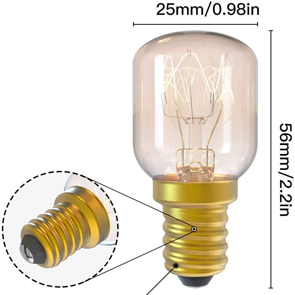 Universal Specialty Appliance & Indicator Mini Incandescent Bulbs C7 C9 T20 T22 T25 T30 E12 E14 E17 E26 E27 B22 - Image 13