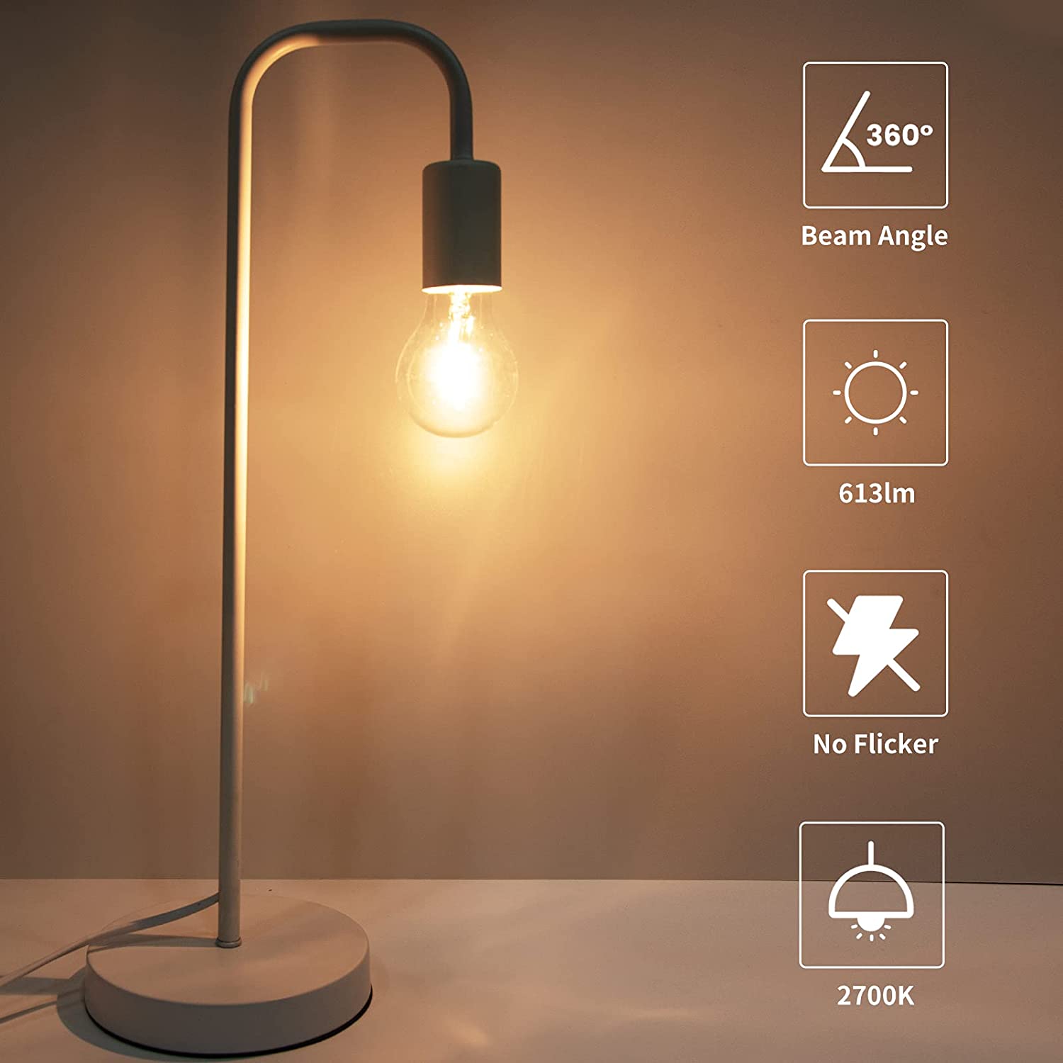 ECO Classic A55 A60 Halogen Vintage Bulb E26 E27 B22 28W 42W 53W 70W Dimmable Regulatory-Compliant Retro Energy-Saving Lamp - Image 3