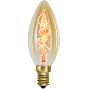 Classic C35 Torpedo Edison Vintage Incandescent Bulb E14 B15D E26 E27 B22 40W Multi-Base Antique Chandelier Lamp