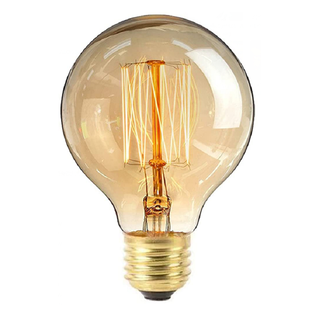 Classic G80 Globe Edison Vintage Incandescent Bulb E26 E27 B22 40W 60W Squirrel Cage Filament Antique Pendant Lamp