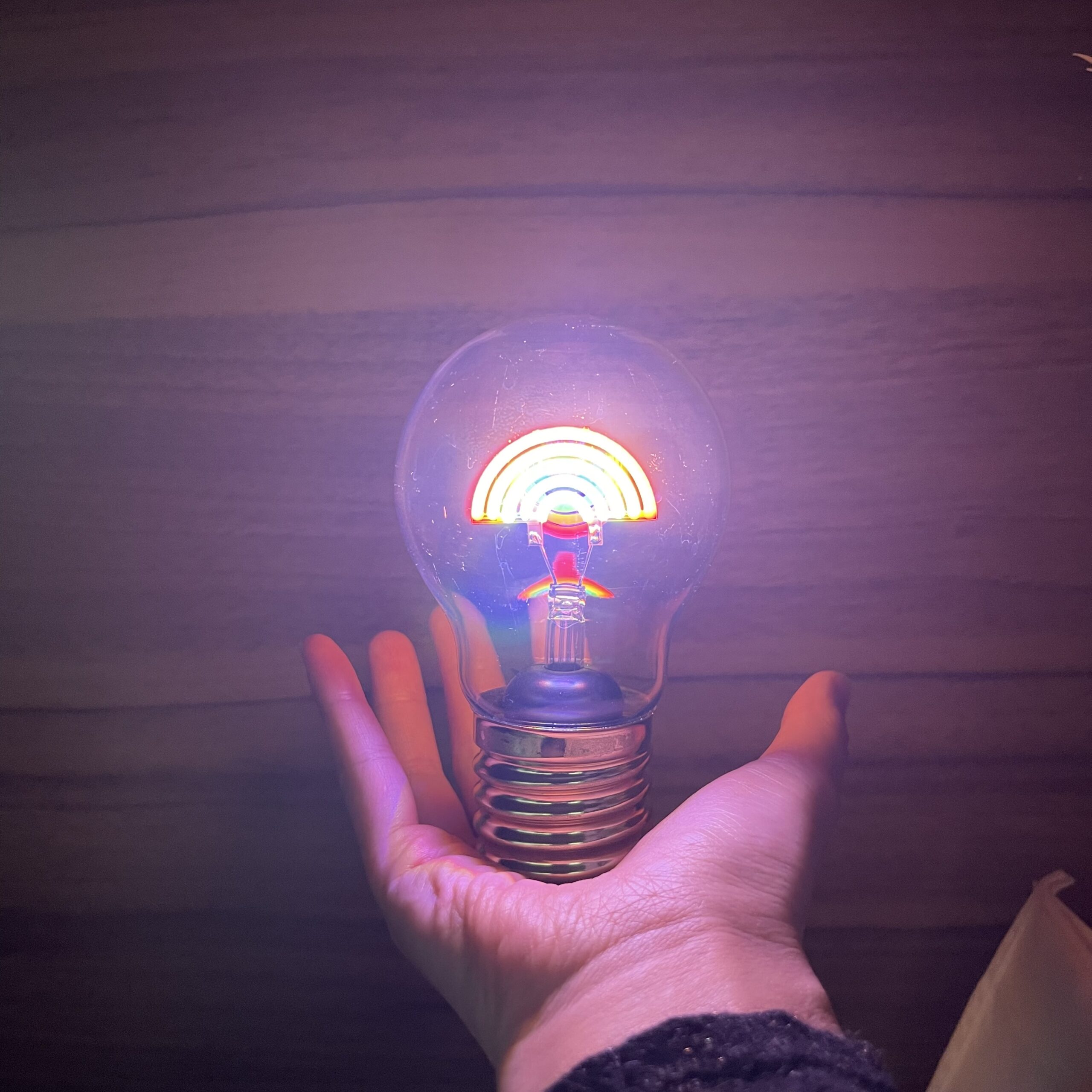 Customizable Graphic Core LED Decorative Bulb A70 A68 Wireless Rechargeable E40 Ambient Lamp - Image 3