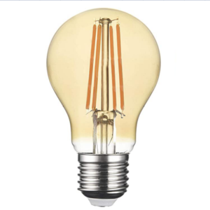 Flagship A55 A60 GLS LED Filament Bulb E26 E27 B22 4W 6W 8W Clear Amber 110V-240V Universal Broad-Voltage & 127V/220V Dual-Grid Enterprise Retro Lamp