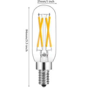 Specialized T25 Slim Tubular LED Filament Bulb E12 E14 B15D 2W 4W 5W 5.5W Dimmable 110V-240V Wide-Voltage Picture Range-Hood Wall-Sconce Lamp