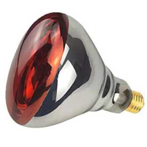 R125 Waterproof Infrared Heat Lamp Bulb for Agricultural Breeding and Physiotherapy